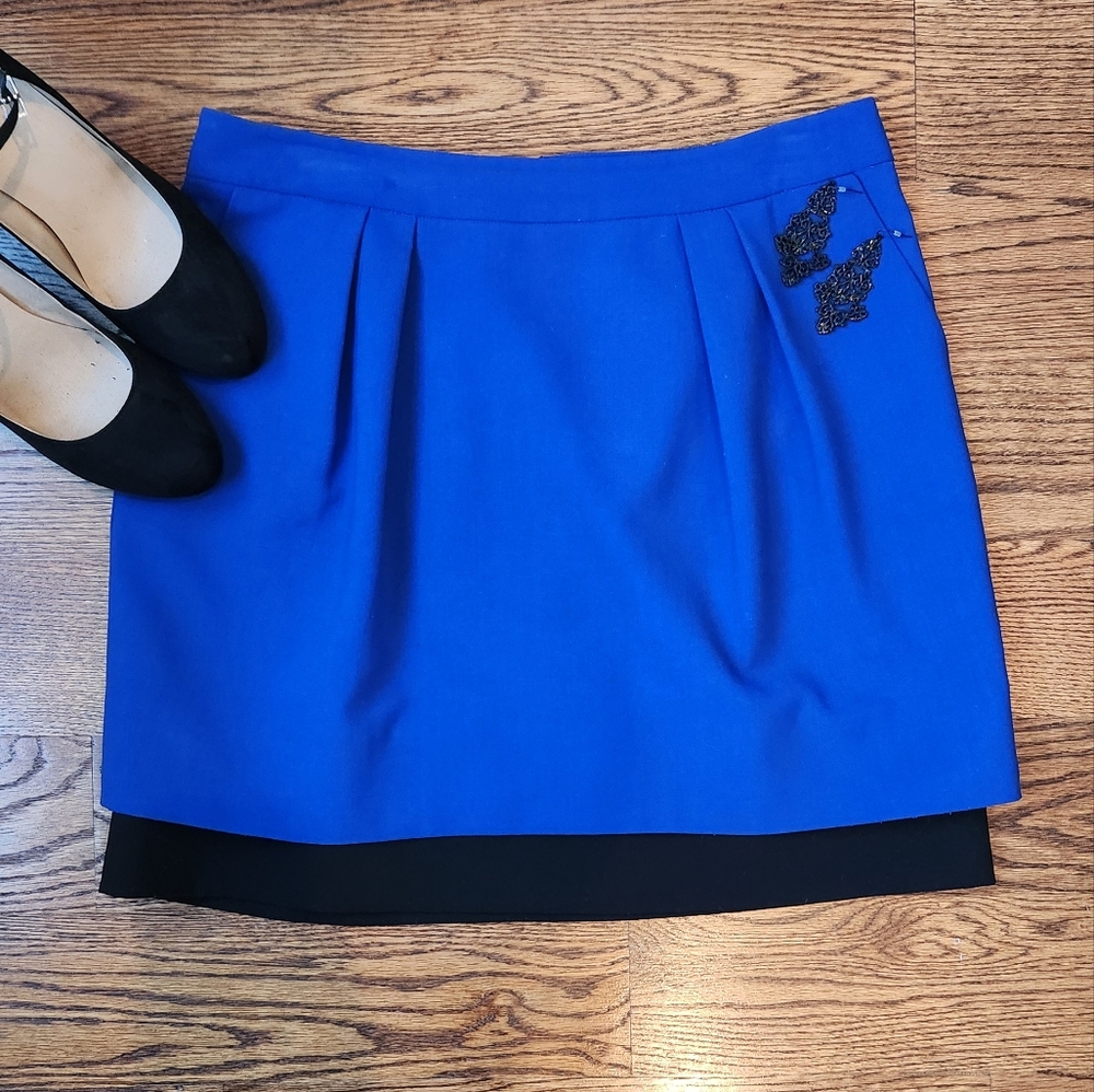 Colorblock Miniskirt - Picture 2 of 5
